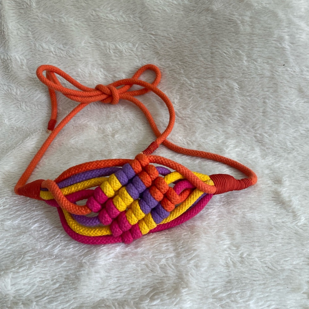 Colorful Braided Rope Belt